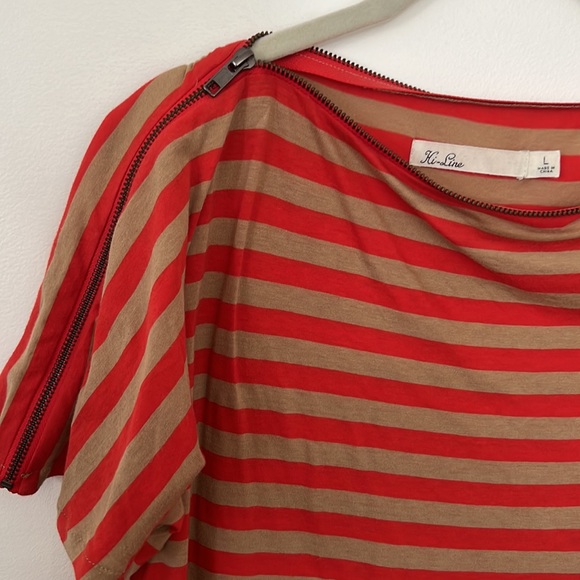 S/S zip neck t-shirt - Picture 2 of 5